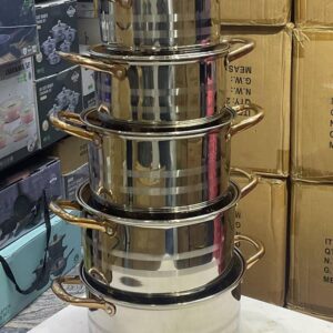 ORIGINAL STAINLESS POT SET OF 5