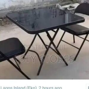 2 CHAIR WITH 1 TABLE GLASS