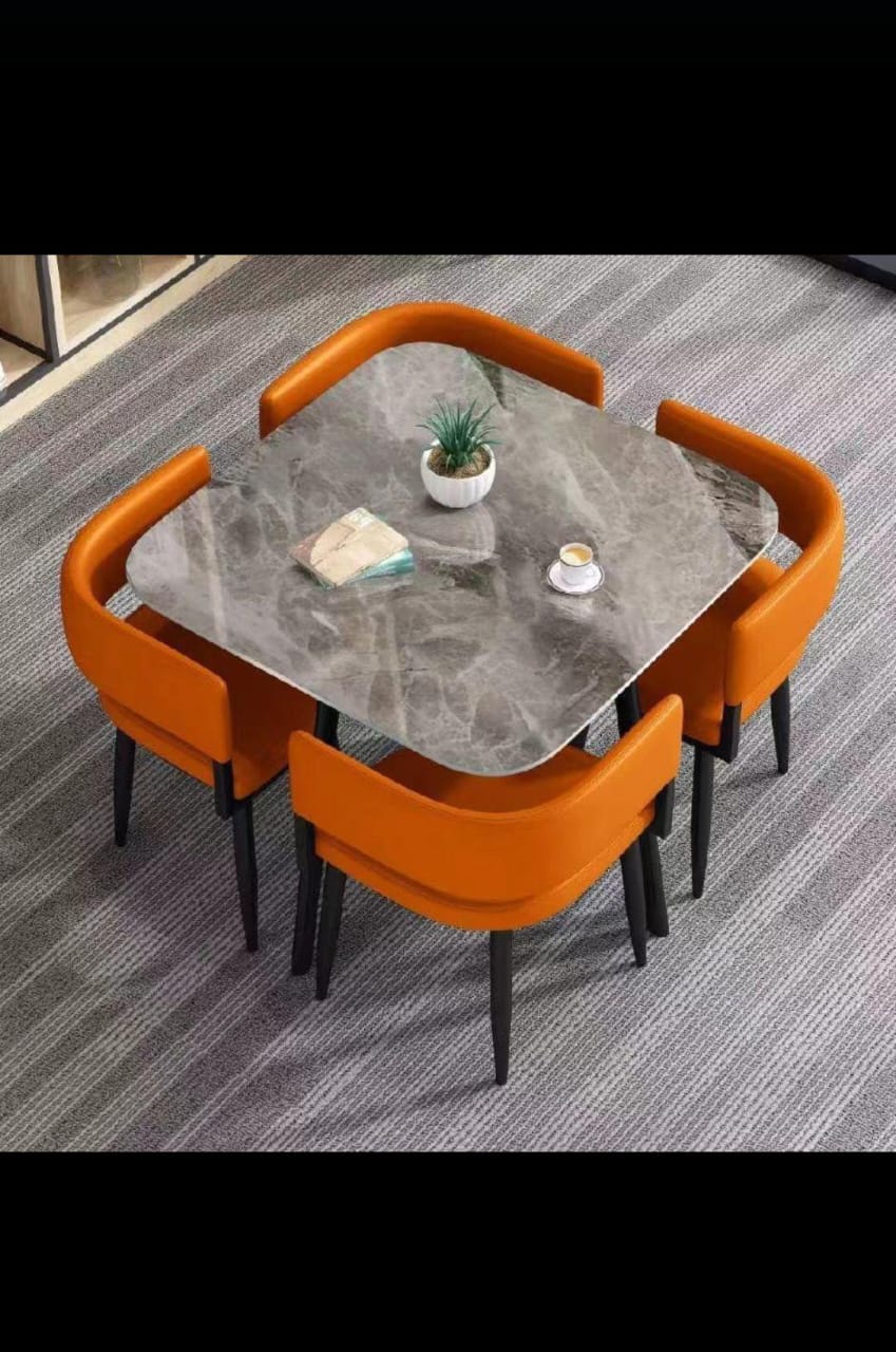 Marble Top Dinning Set