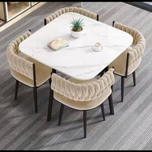 4 Chairs Dinning Set