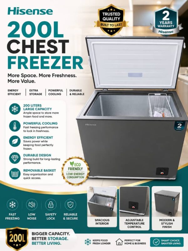 200L Hisense Chest Freezer
