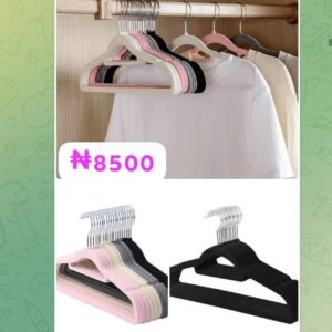 Velvet Cloth Hanger Set