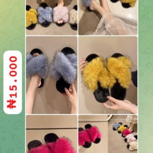 Fluffy Faux - Fur Slippers