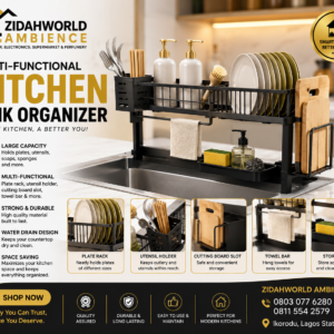 Over - Sink Plate Rack with Cover