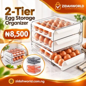 2 Tier Egg Storage Organizer Flyer