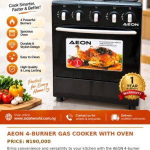 Aeon Gas Cooker With Oven