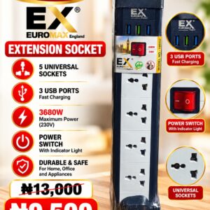 EX Euromax Extension Socket