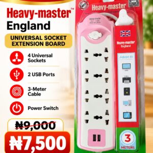 Heavy-Master England Universal Extension Socket