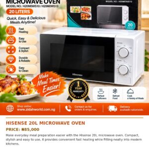 Hisense 20L Microwave Oven