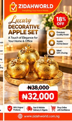 Luxury Decorative Apple Set