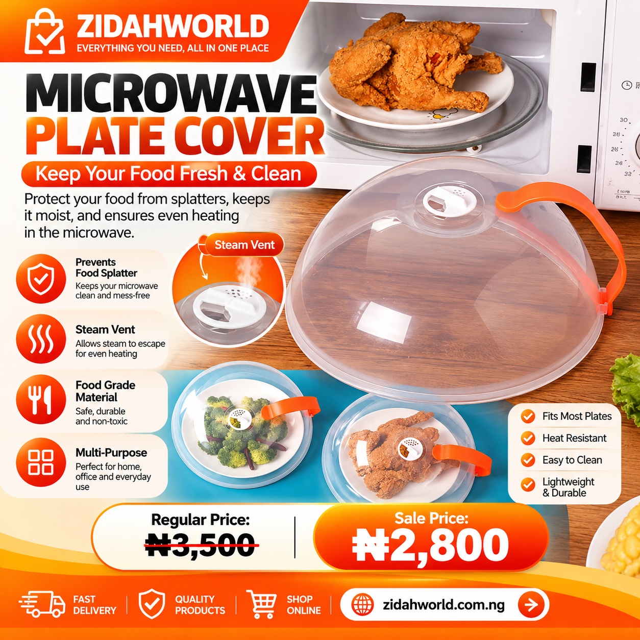 Microwave Plate Cover