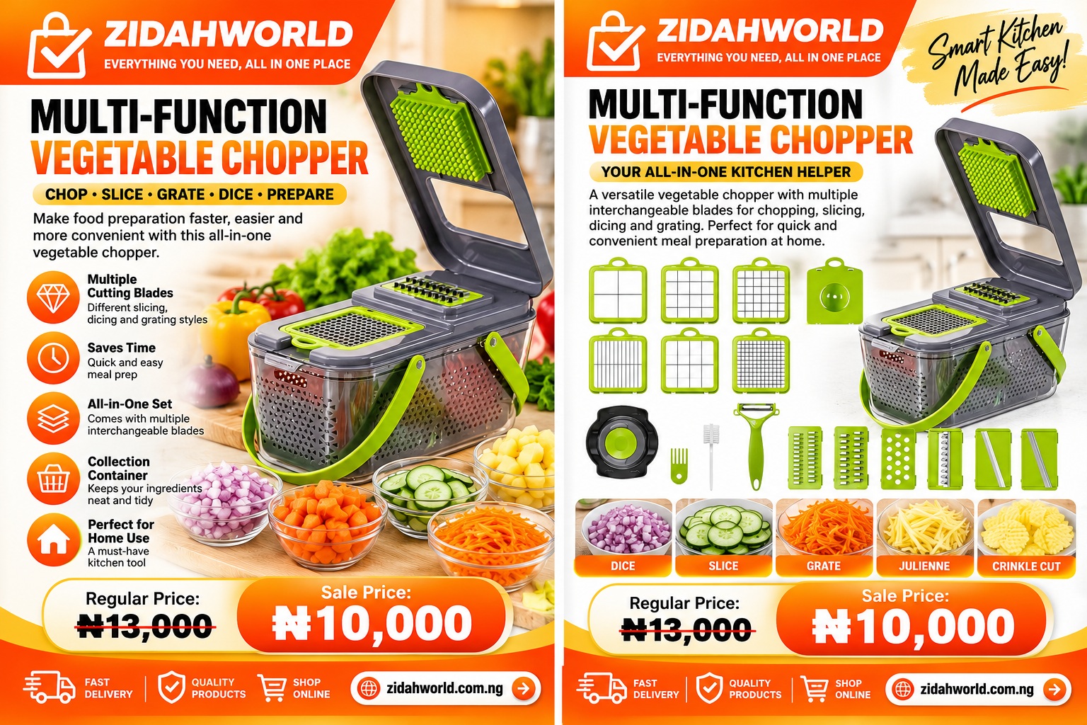 Multi-Function Vegetable Chopper