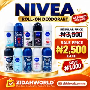 Nivea Roll-On Deodorant Assorted Varieties