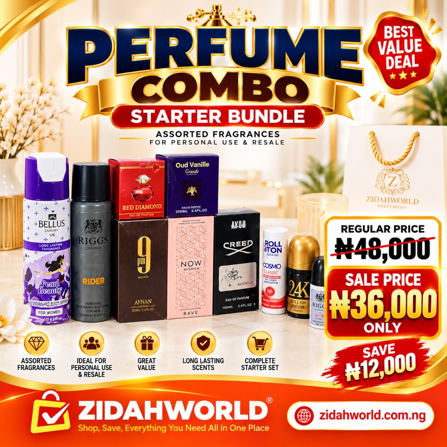 Perfume Combo Starter Bundle