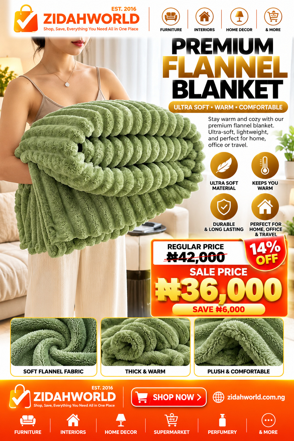 Premium Flannel Blanket