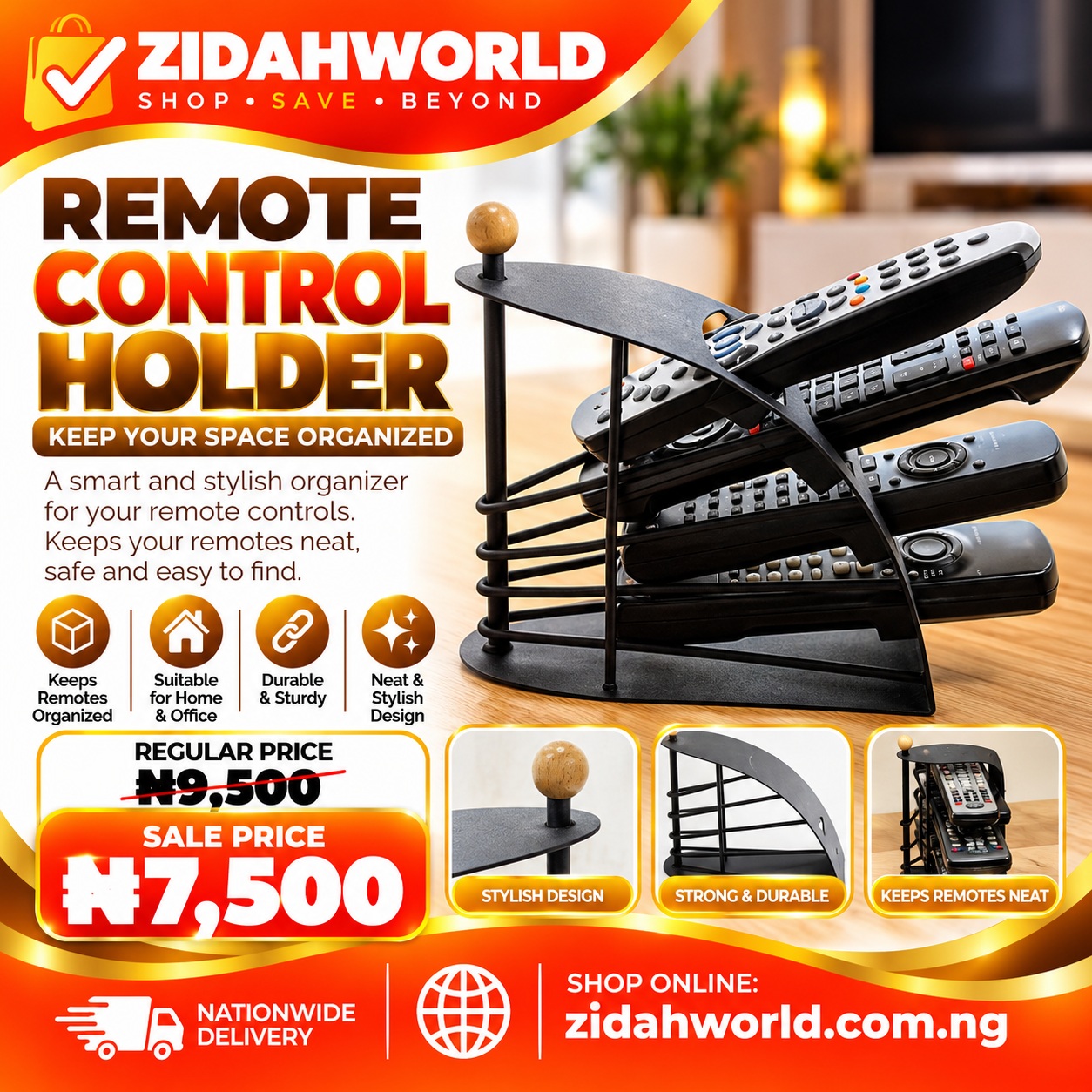 Remote Control Holder
