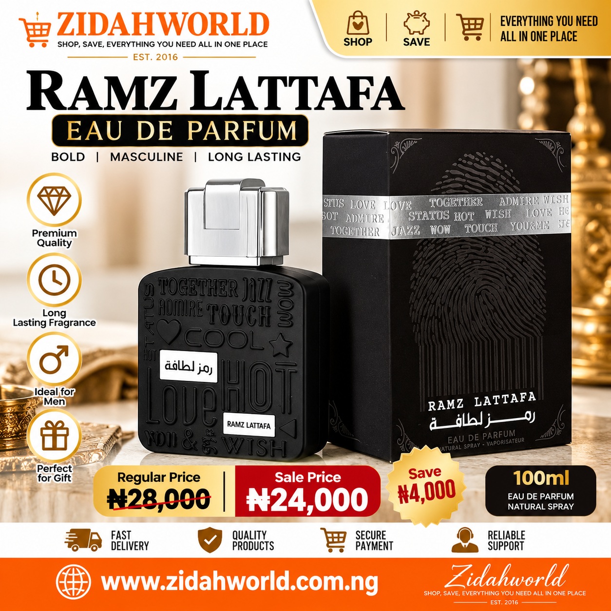 Ramz Lattafa Eau de Parfum