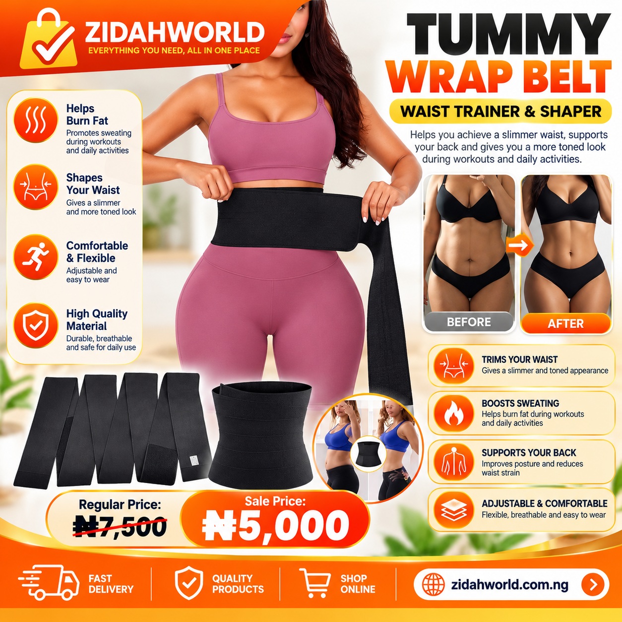 Tummy Wrap Belt