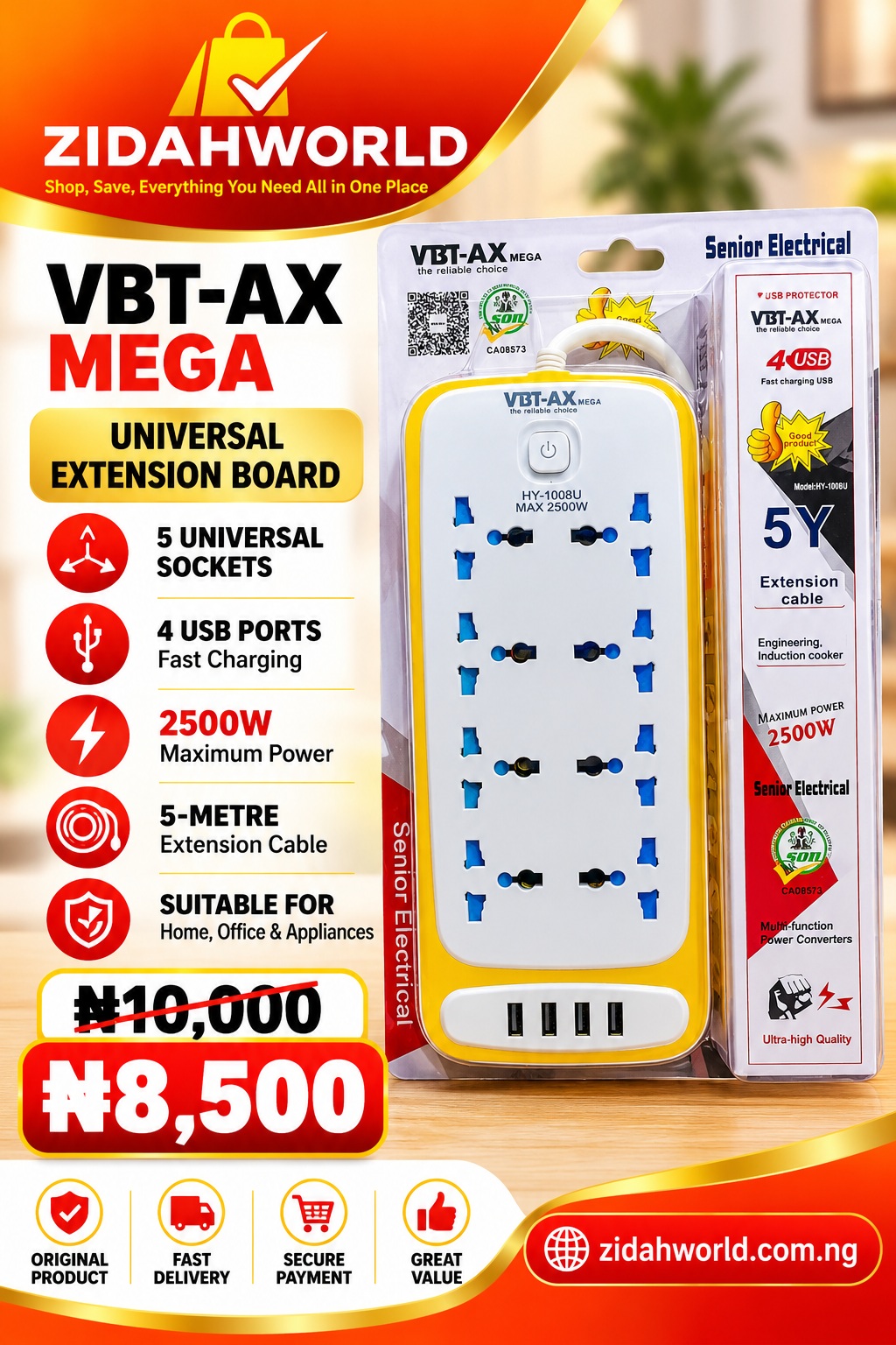 VBT-AX Mega Universal Extension Board