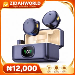 Wireless Microphone with Charging Case