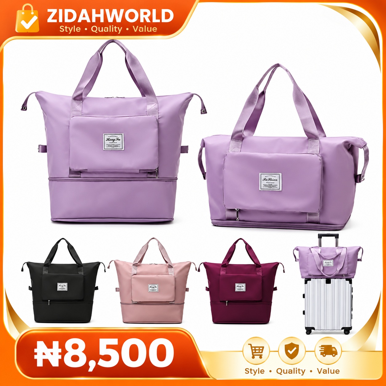 Women’s Multi-Compartment Handbag Set