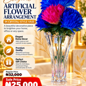 Elegant Artificial Flower Arrangement - Assorted Colours
