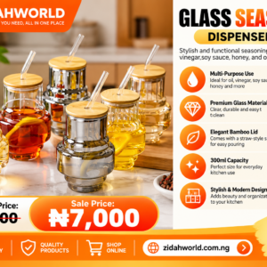 Glass Dispenser Jar Set